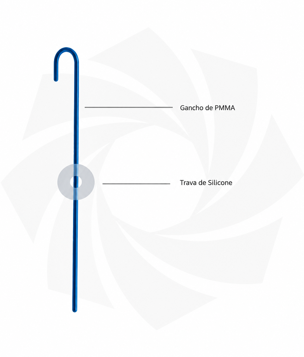 Retrator de Íris Eyeclean — dispositivo médico oftalmológico descartável